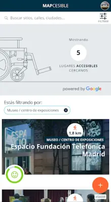 Mapcesible android App screenshot 4